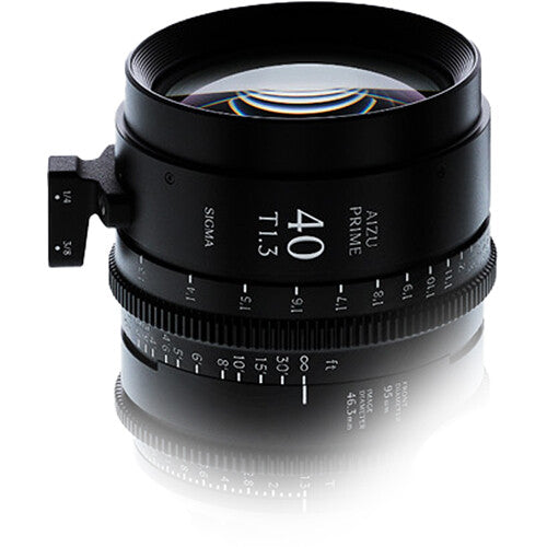 Sigma Aizu Prime T1.3 LF Cinema Lens ARRI PL compact large-format cine lens with fast aperture.