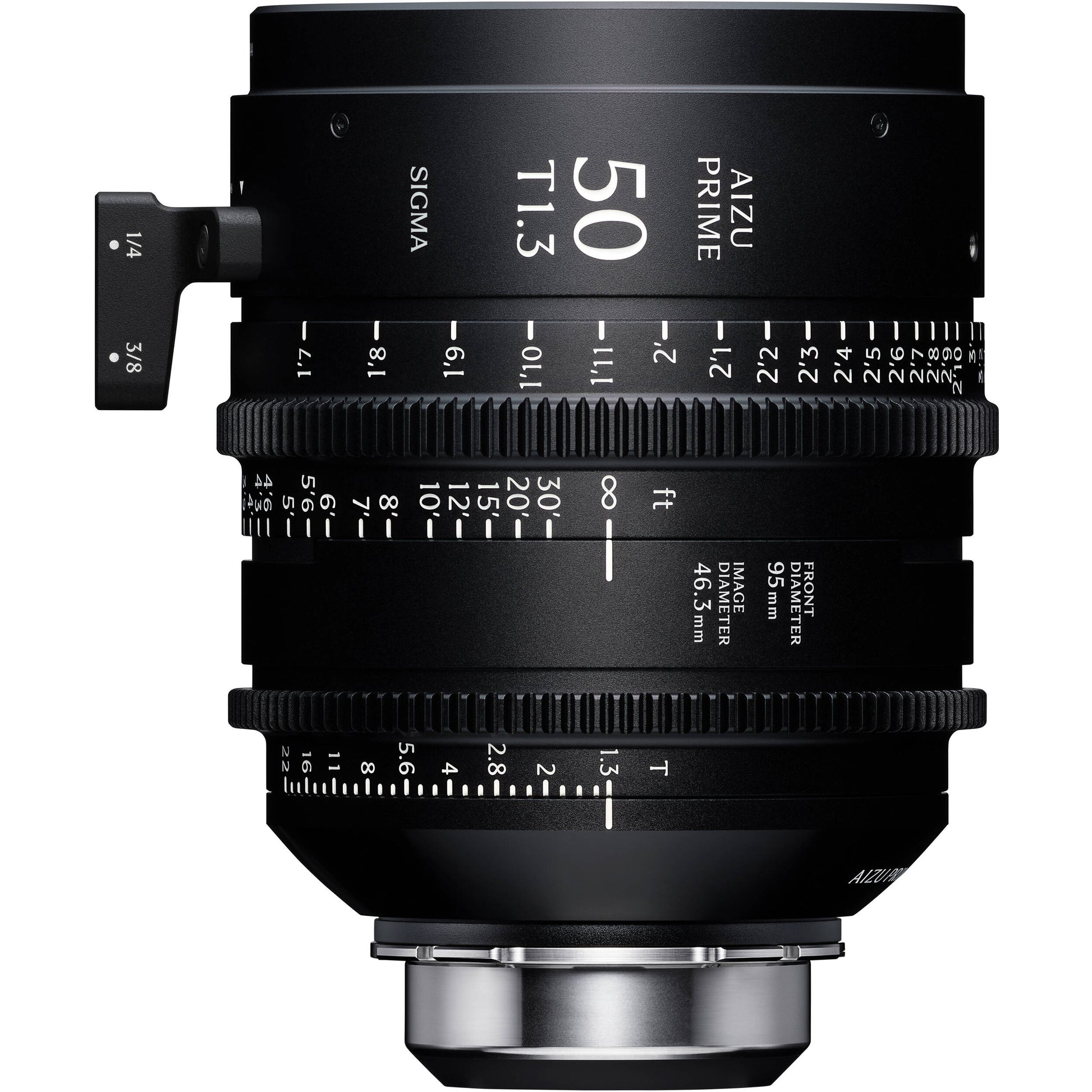 Sigma Aizu Prime T1.3 LF Cinema Lens ARRI PL compact large-format cine lens with fast aperture.