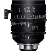 Sigma Aizu Prime T1.3 LF cinema lens for Sony E with fast aperture, large-format coverage, compact design, and advanced metadata support.