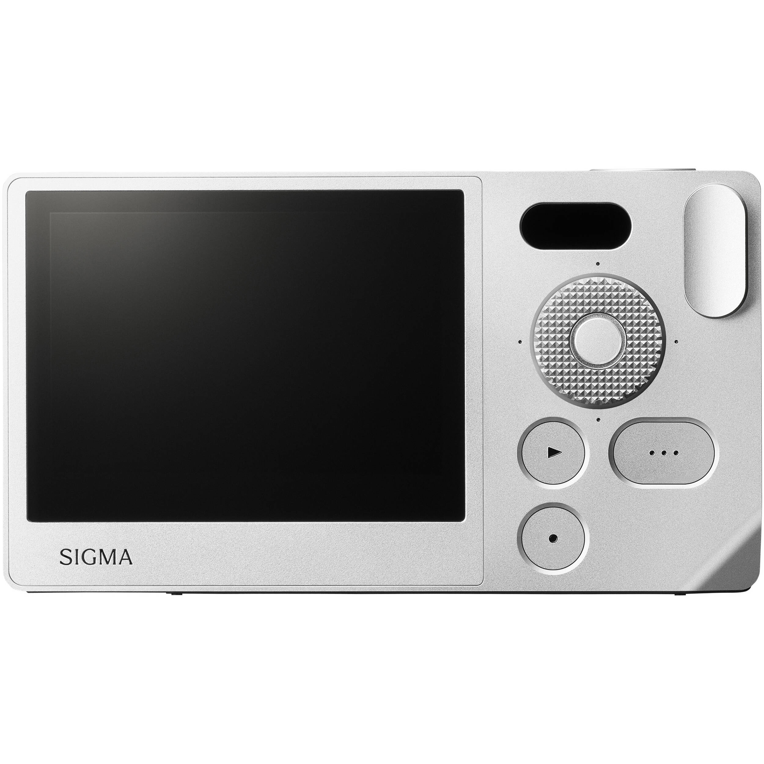Sigma BF Mirrorless Camera in silver with 24.6MP full-frame back-illuminated Bayer CMOS sensor, L-mount, 230GB internal storage, 6K video at 30fps, Full HD 120fps recording, hybrid autofocus with human and animal tracking, ISO 100-102400, 3.15-inch touchscreen, USB-C, and metal unibody design.
