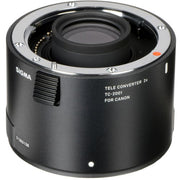 Sigma TC-2001 2x Teleconverter for Canon EF – doubles the focal length of compatible Canon EF lenses with high-quality optics and reliable autofocus performance.