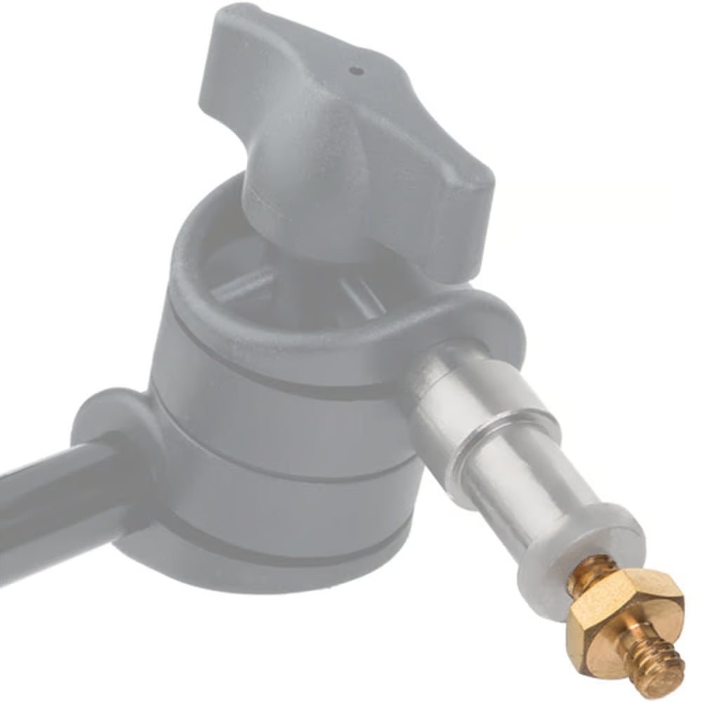 SKY 1/4 inch - 20 male to 1/4 inch - 20 male adaptor spigot, used for connecting photography and lighting equipment with standard 1/4"-20 threads on both ends