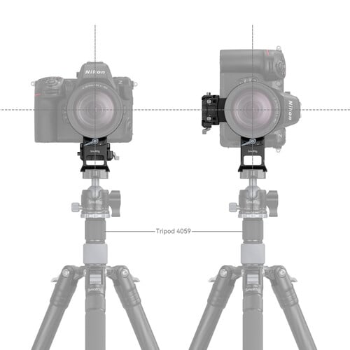 Quickly switch from landscape to portrait with this mount plate kit. You still have full access to all your controls, the flip screen and battery door.