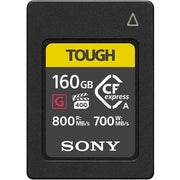 Sony CFexpress Type A TOUGH Memory Card – ultra-durable, high-speed storage designed for 4K/8K video and professional photography workflows.