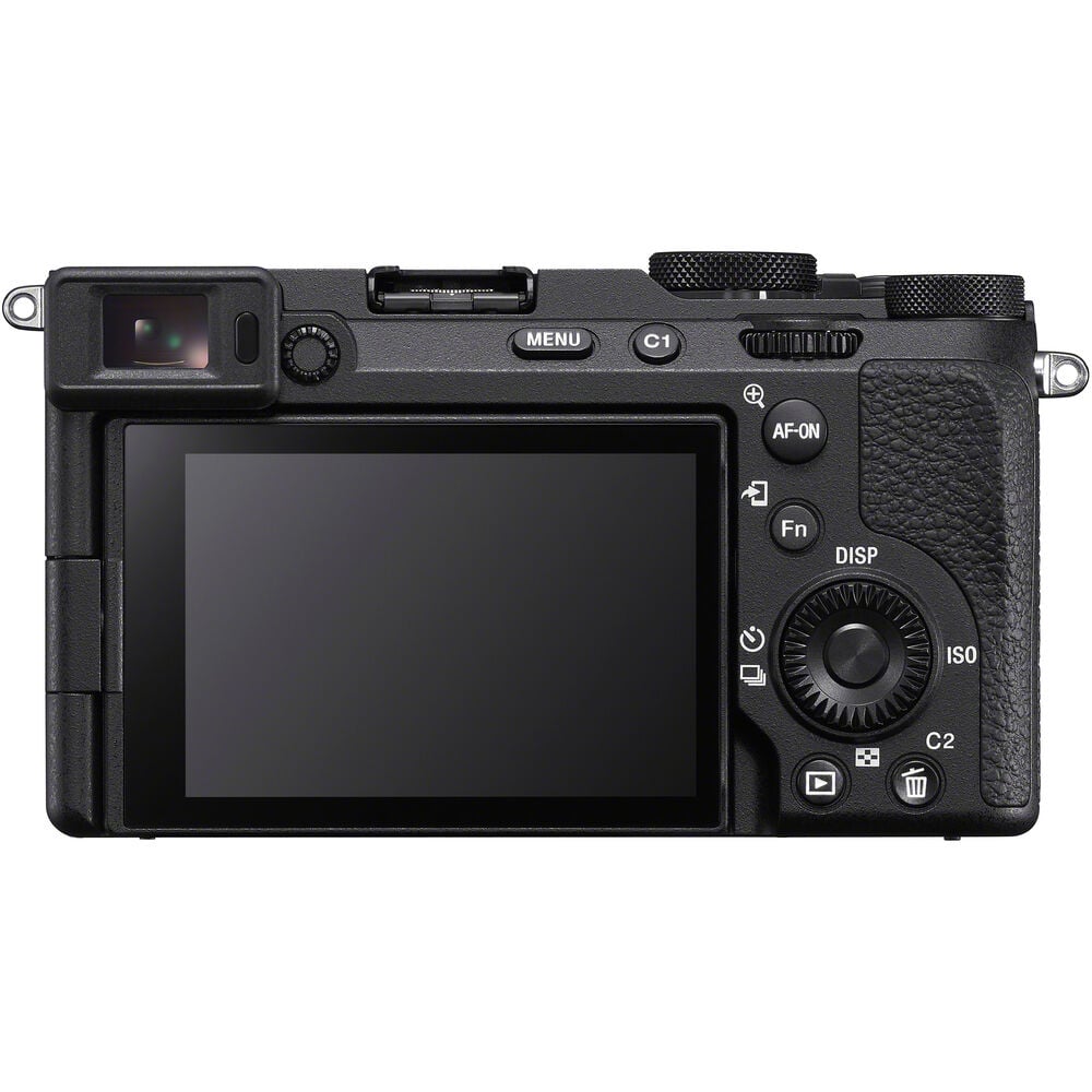 Sony a7CR compact full-frame mirrorless camera with 61MP sensor, AI autofocus, 4K video, and 5-axis image stabilisation.