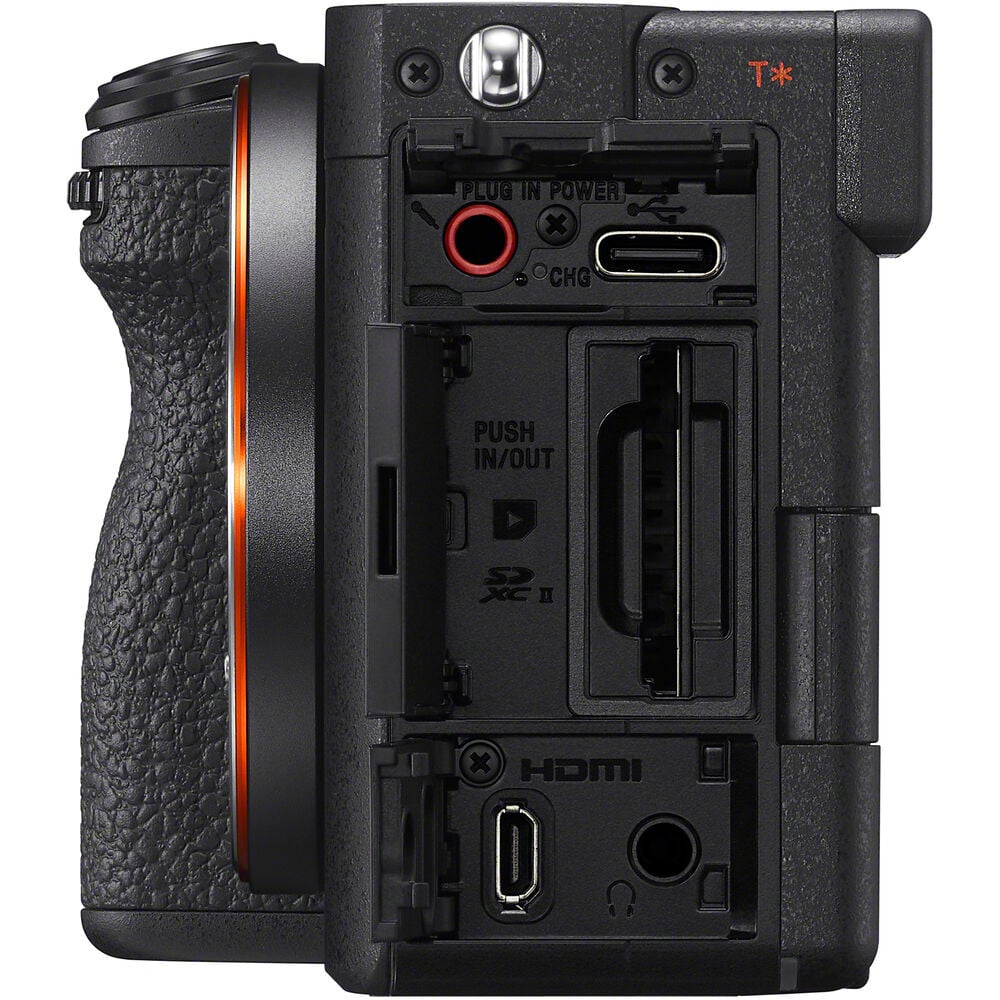 Sony a7CR compact full-frame mirrorless camera with 61MP sensor, AI autofocus, 4K video, and 5-axis image stabilisation.