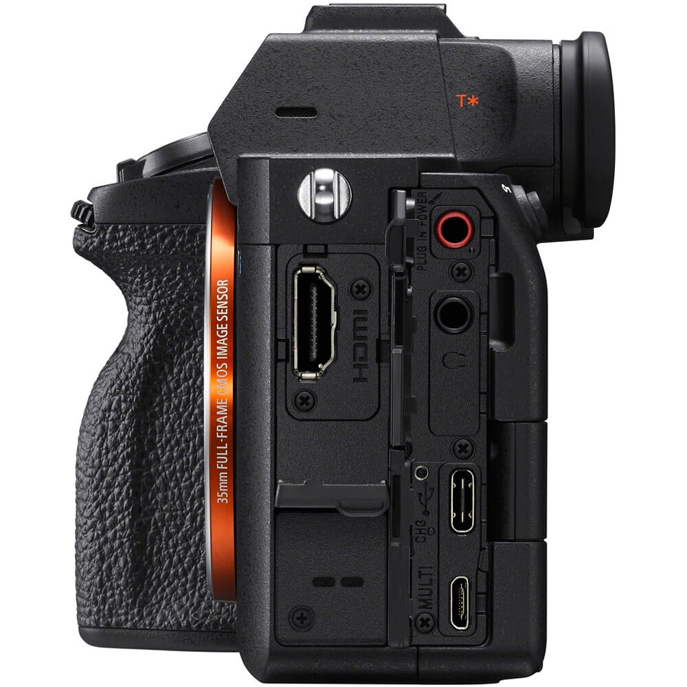 Sony Alpha a7S III full-frame mirrorless camera, 12.1MP sensor, 4K 120fps video, 5-axis stabilisation, and fast hybrid autofocus for low-light performance.