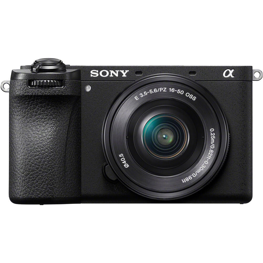 Sony camera on a white background