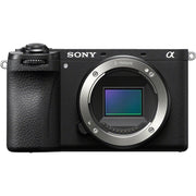 Sony camera body on a white background