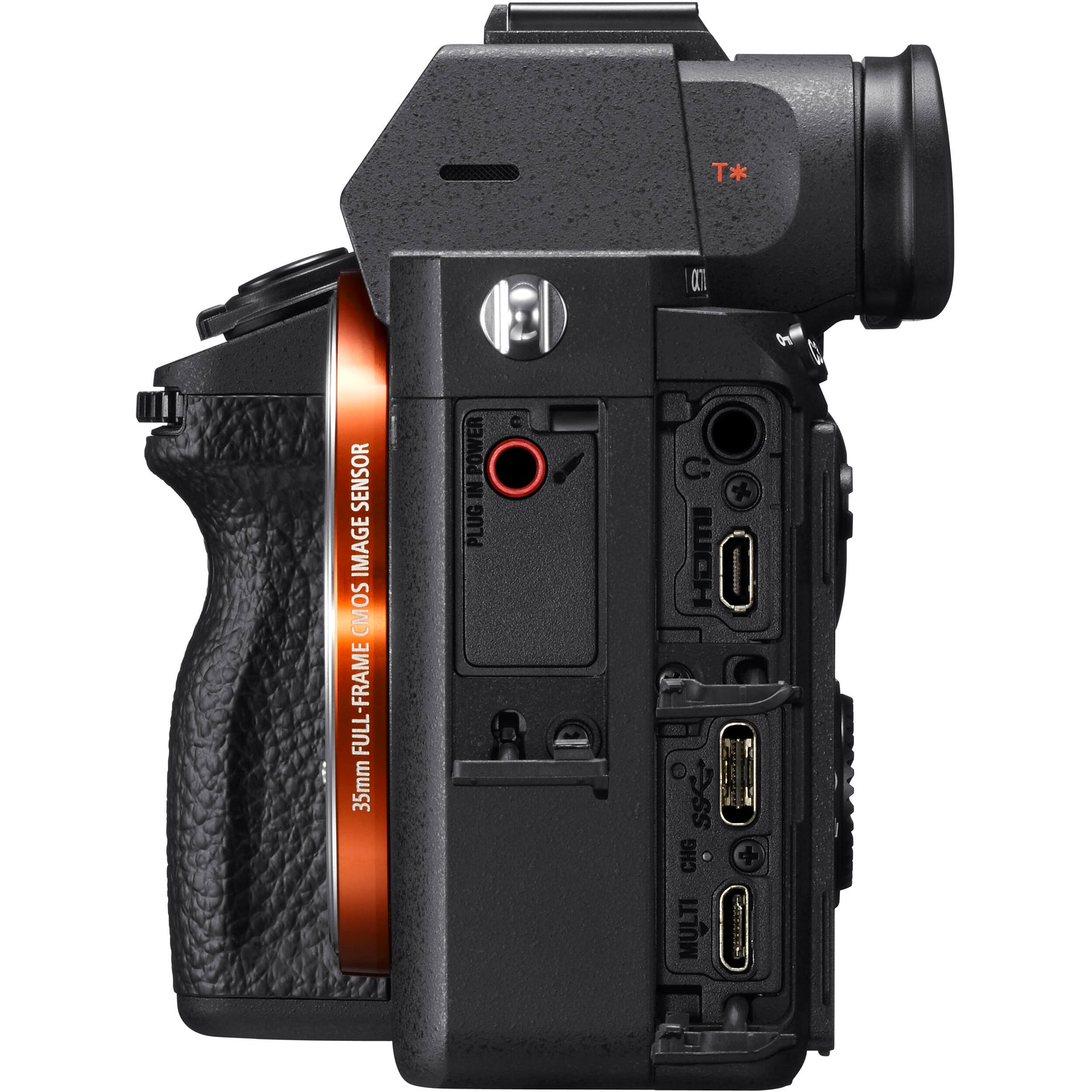 Sony Alpha a7 III full-frame mirrorless camera with 24.2MP sensor, 5-axis stabilisation, hybrid autofocus, and 4K video recording.