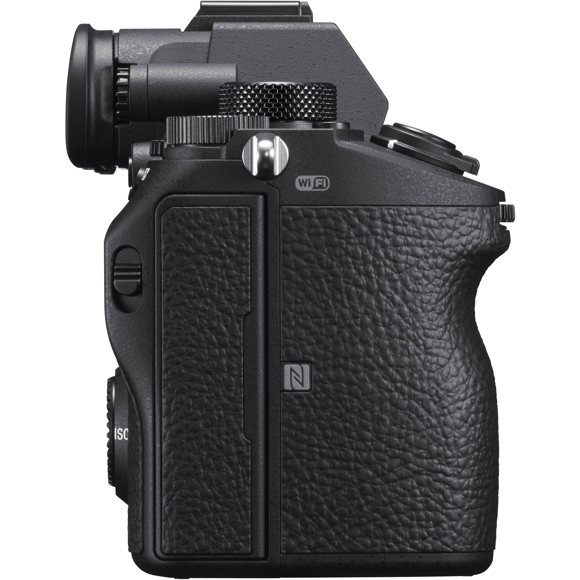 Sony Alpha a7 III full-frame mirrorless camera with 24.2MP sensor, 5-axis stabilisation, hybrid autofocus, and 4K video recording.