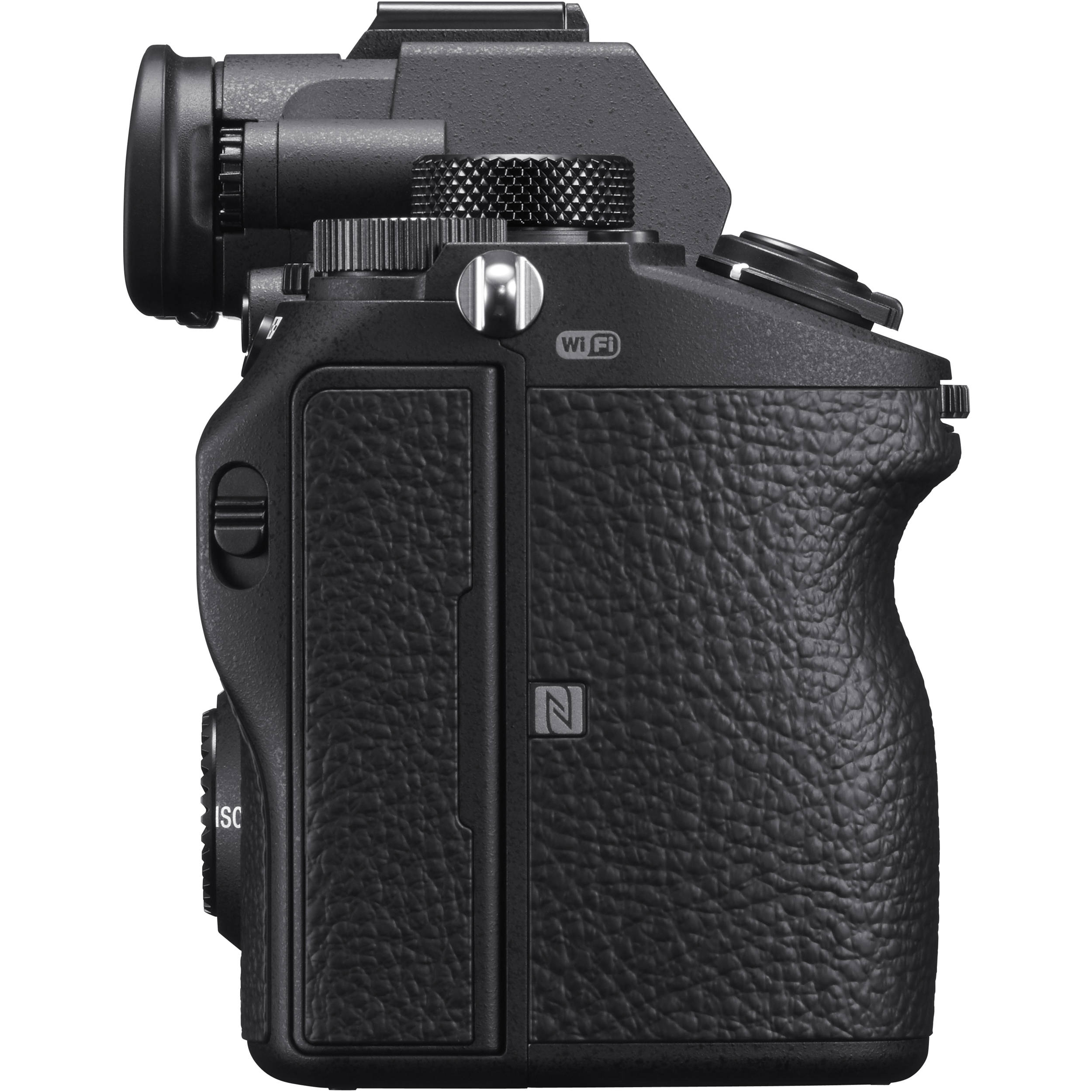 Sony Alpha a7 III full-frame mirrorless camera with 24.2MP sensor, 5-axis stabilisation, hybrid autofocus, and 4K video recording.