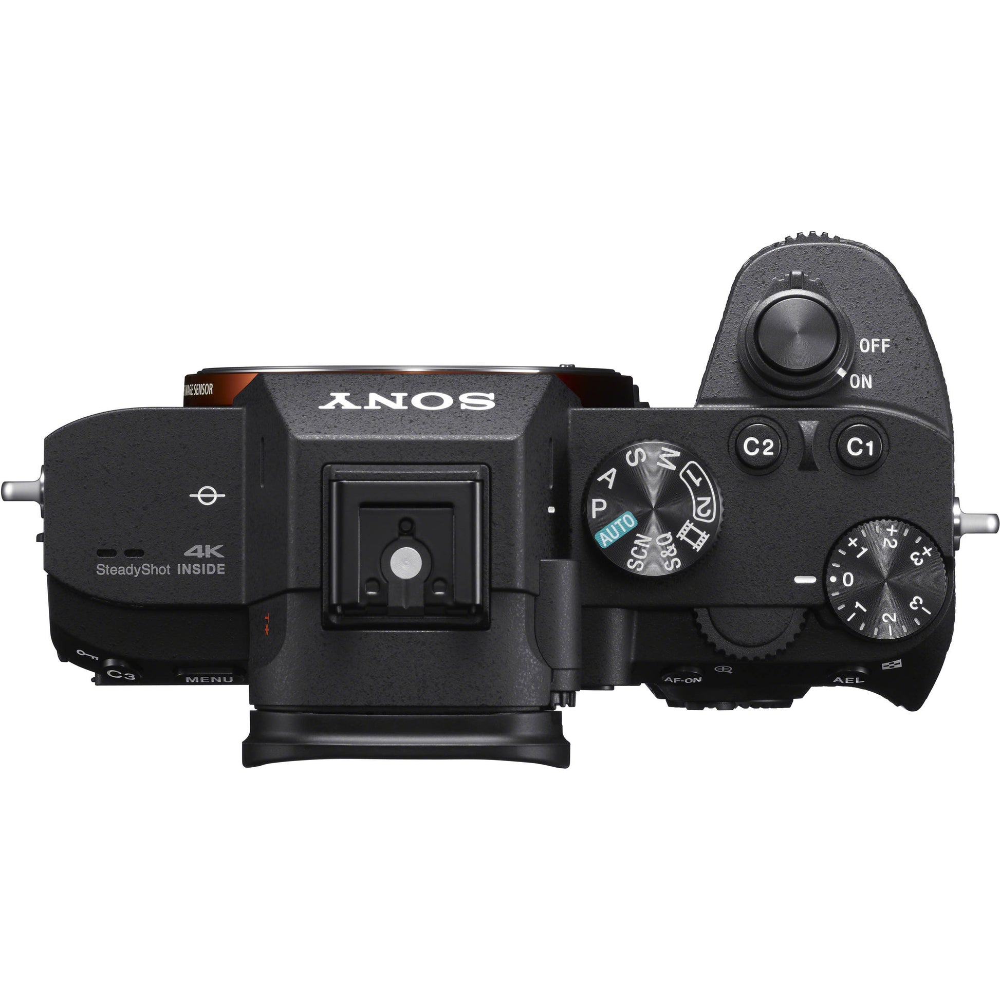Sony Alpha a7 III full-frame mirrorless camera with 28-70mm kit lens, 24.2MP sensor, 5-axis stabilisation, hybrid autofocus, and 4K video.