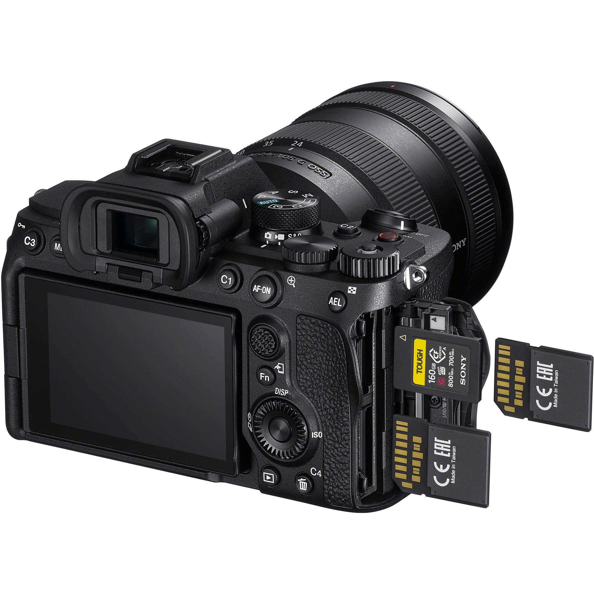 Sony a7 IV mirrorless camera with 33MP sensor.