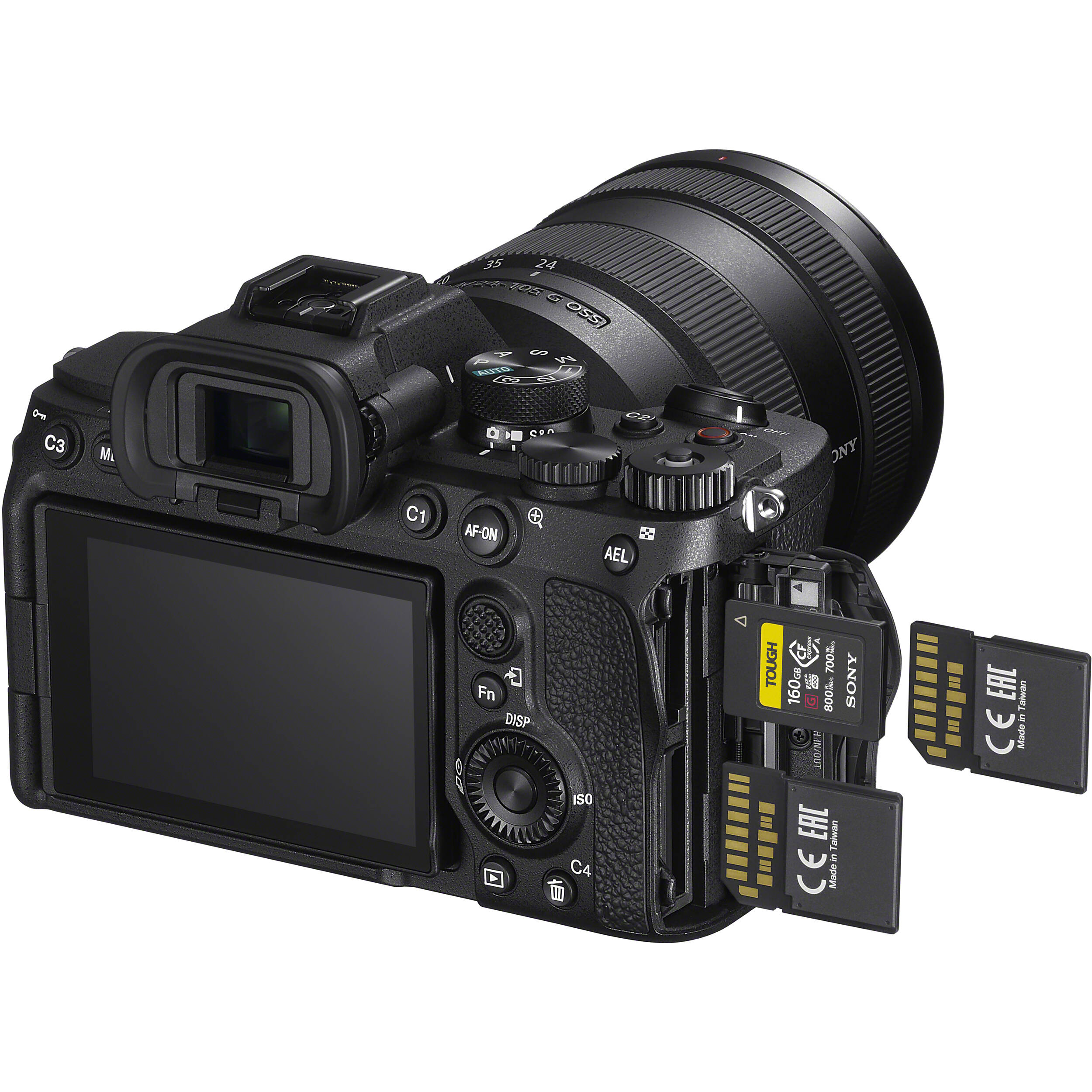 Sony a7 IV mirrorless camera with 33MP sensor.