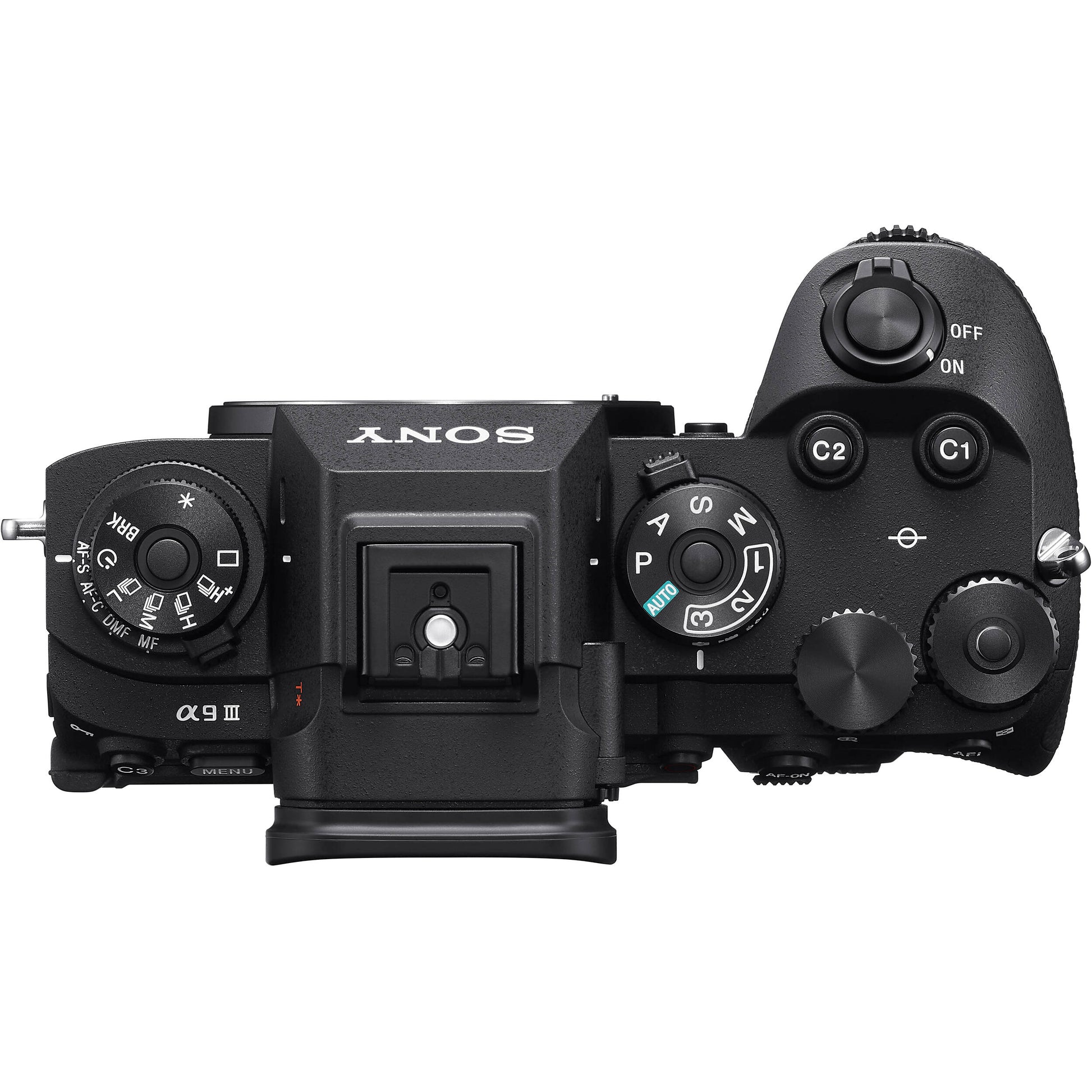 Sony Alpha a9 III Mirrorless Camera – high-performance full-frame camera with global shutter sensor, 120 fps burst shooting, and advanced autofocus for professional sports and action photography.