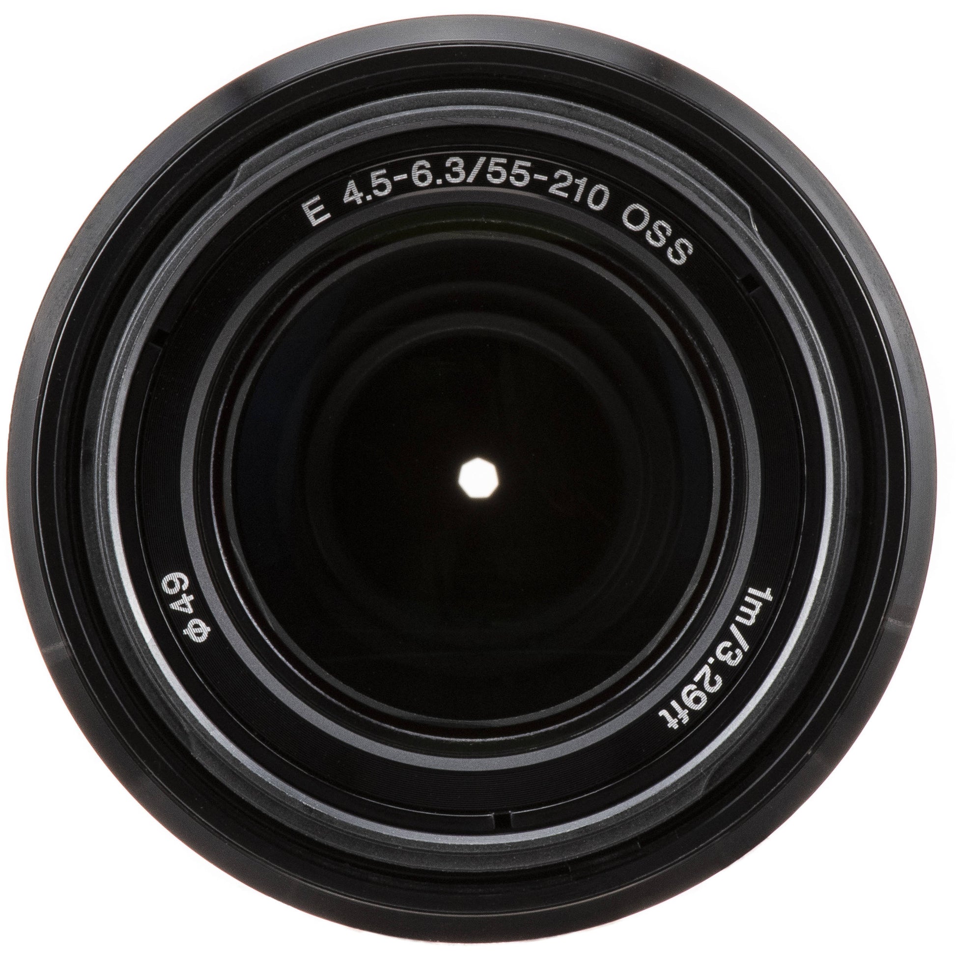Sony E 55-210mm f/4.5-6.3 OSS Lens (Black) – telephoto zoom with Optical SteadyShot, lightweight build, and smooth bokeh, ideal for portraits, sports, and distant subjects.