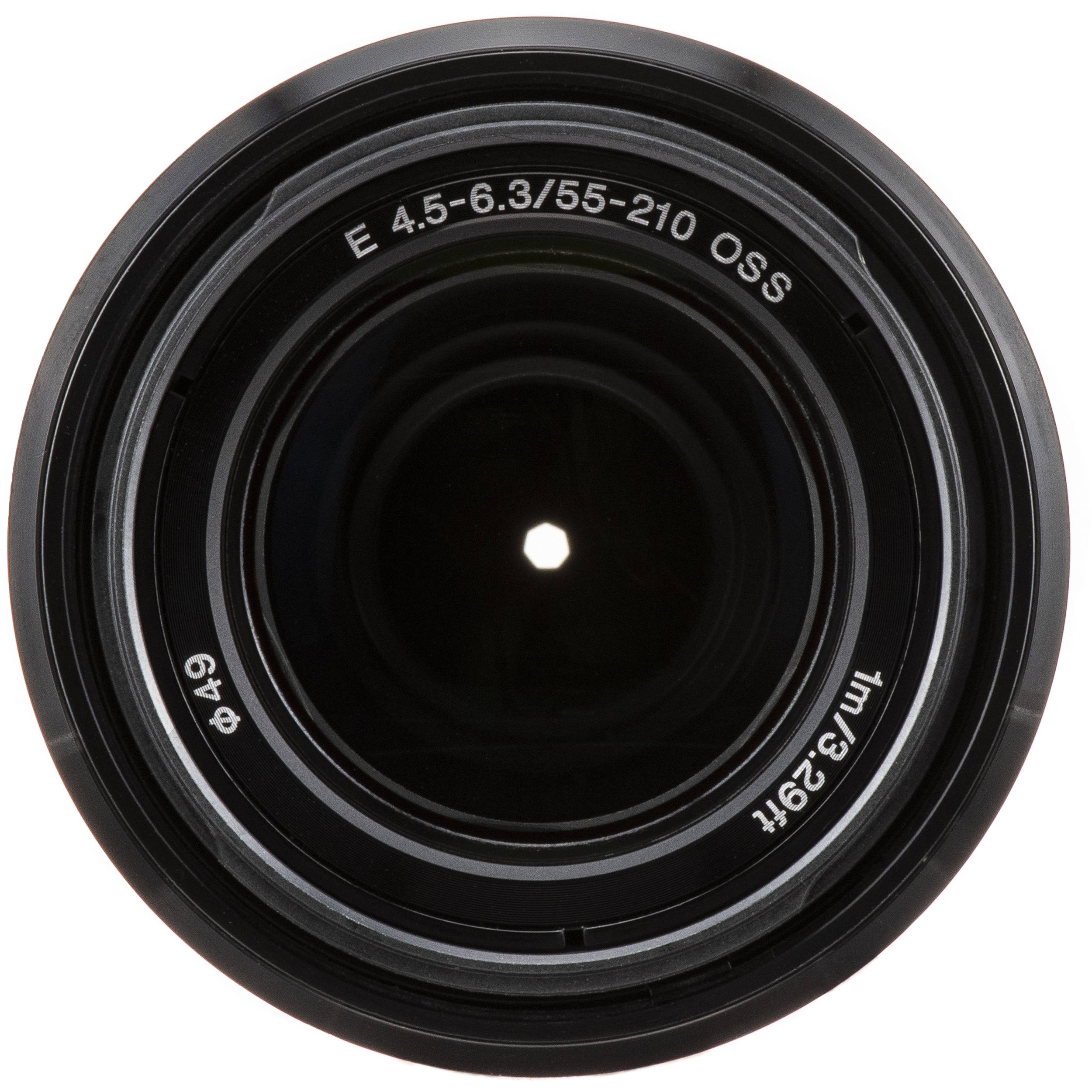 Sony E 55-210mm f/4.5-6.3 OSS Lens (Black) – telephoto zoom with Optical SteadyShot, lightweight build, and smooth bokeh, ideal for portraits, sports, and distant subjects.
