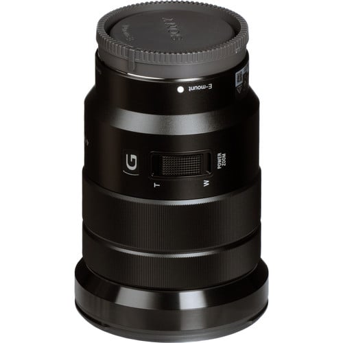 Sony E PZ 18-105mm f/4 G OSS Lens – versatile power zoom with constant f/4 aperture, Optical SteadyShot, and smooth focus for video and everyday photography.
