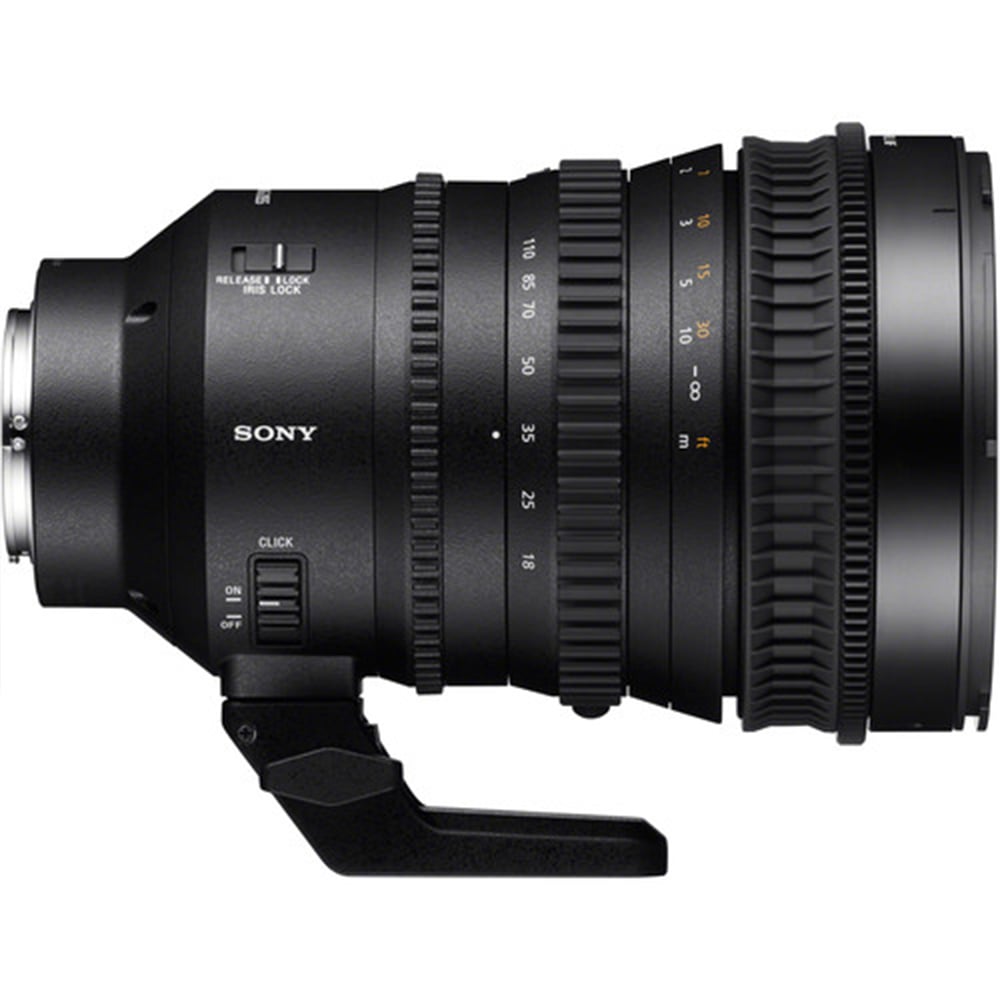 Sony E PZ 18-110mm f/4 G OSS Lens – professional power zoom with constant f/4 aperture, Optical SteadyShot, and precise focus control for high-quality video and photography.