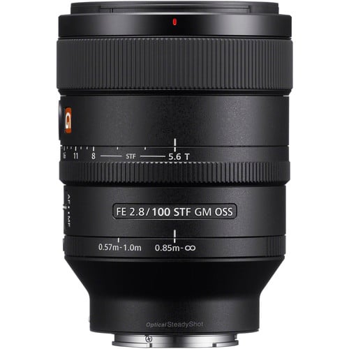 Sony FE 100mm f/2.8 STF GM OSS Prime Lens – premium portrait lens with Smooth Trans Focus (STF), exceptional bokeh, and Optical SteadyShot for stunning subject isolation and sharpness.