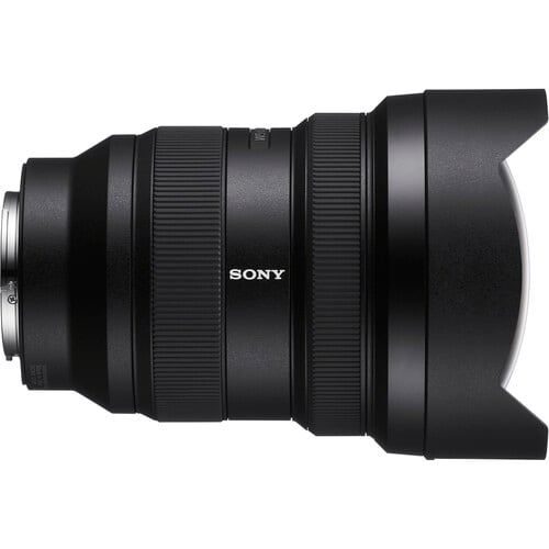 Sony FE 12-24mm f/2.8 GM Lens – ultra-wide angle zoom with constant f/2.8 aperture, advanced optics, and G Master sharpness for landscapes, architecture, and astrophotography.
