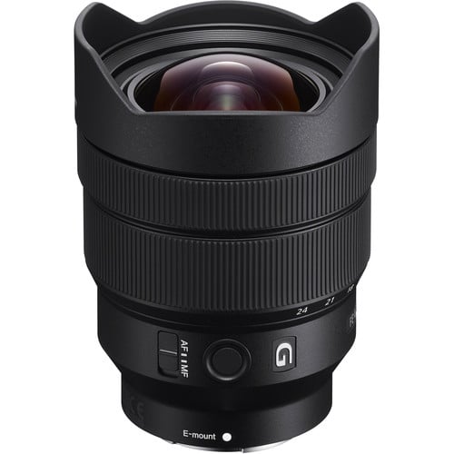 Sony FE 12-24mm f/4 G Zoom Lens – ultra-wide full-frame zoom with constant f/4 aperture, exceptional sharpness, and compact design, ideal for landscapes, interiors, and architecture.
