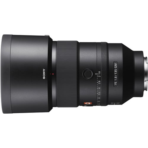 Sony FE 135mm f/1.8 GM Lens – premium G Master telephoto prime with outstanding sharpness, creamy bokeh, and fast autofocus, perfect for portraits, events, and detail shots.