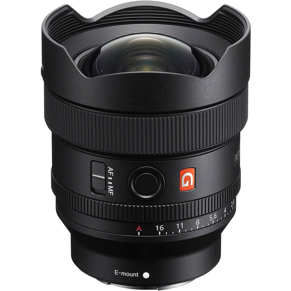 Sony FE 14mm f/1.8 GM Lens – ultra-wide G Master prime with exceptional sharpness, bright f/1.8 aperture, and stunning bokeh, perfect for landscapes, astrophotography, and architecture.