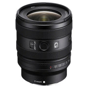 Camera lens with control buttons on a white background
