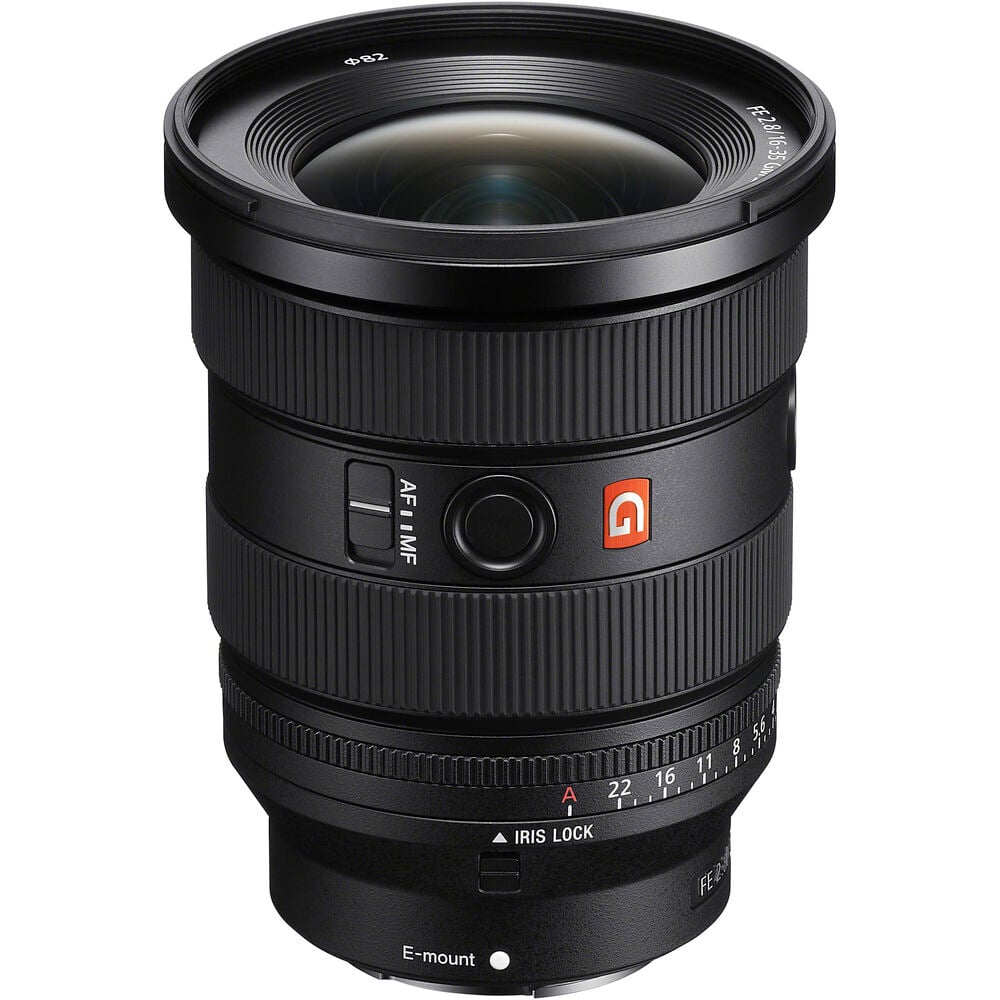 Sony FE 16-35mm f/2.8 GM II Lens – premium wide-angle zoom with constant f/2.8 aperture, fast AF, and refined G Master optics for landscapes, architecture, and cinematic video.