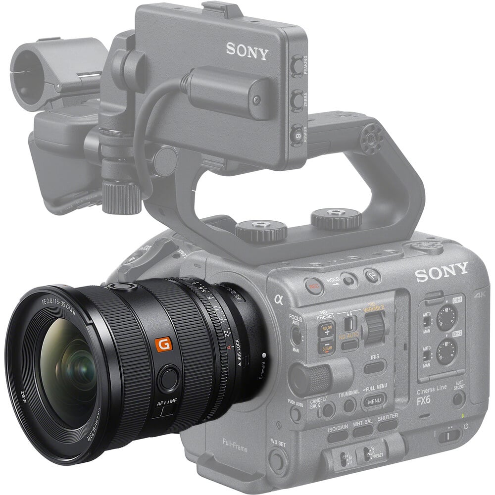 Sony FE 16-35mm f/2.8 GM II Lens – premium wide-angle zoom with constant f/2.8 aperture, fast AF, and refined G Master optics for landscapes, architecture, and cinematic video.