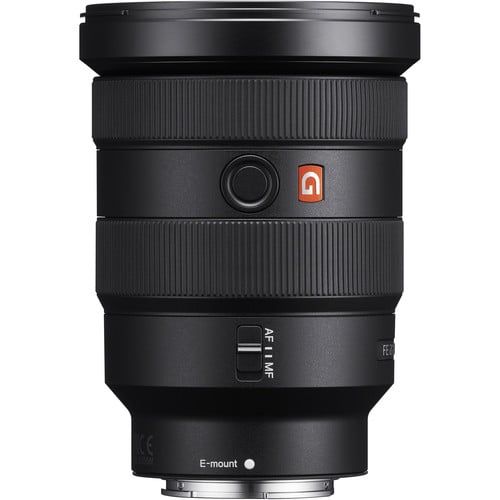 Sony FE 16-35mm f/2.8 GM – ultra-wide-angle zoom with edge-to-edge sharpness, fast f/2.8 aperture, and premium G Master optics.