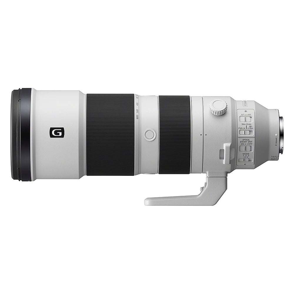 Sony lens with a brand logo on a white background