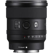 Sony FE 20mm f/1.8 G ultra-wide prime lens for full-frame E-mount mirrorless cameras.