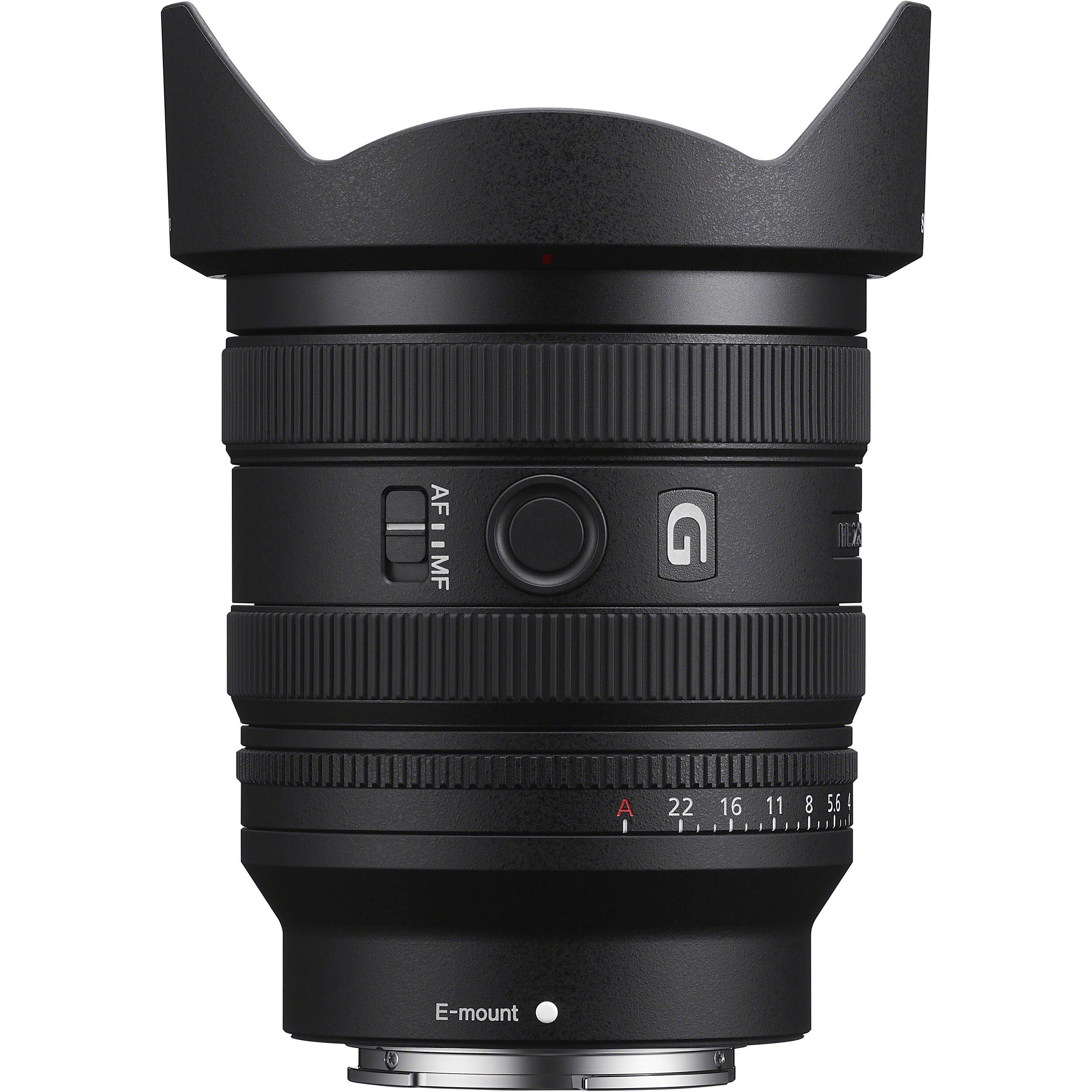 Sony FE 20-70mm f/4 G Lens offering a wide-to-standard zoom range, constant f/4 aperture, and fast, quiet autofocus for hybrid photo and video use.