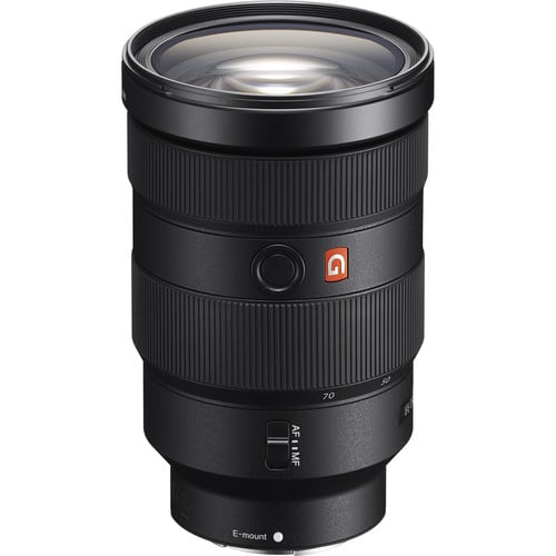 Sony FE 24-70mm f/2.8 GM – versatile standard zoom with constant f/2.8 aperture, fast autofocus, and G Master image quality.