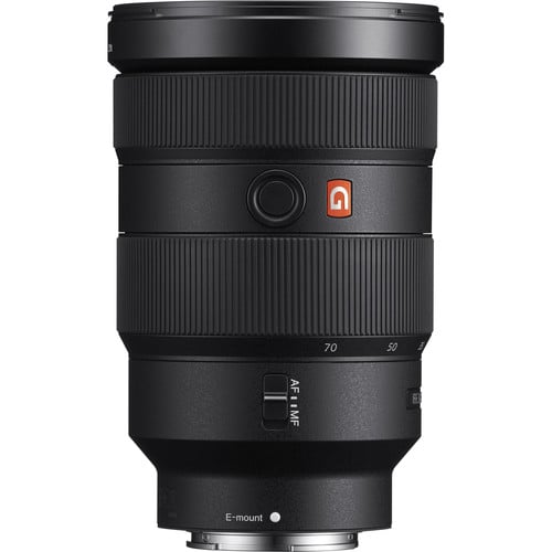 Sony FE 24-70mm f/2.8 GM – versatile standard zoom with constant f/2.8 aperture, fast autofocus, and G Master image quality.