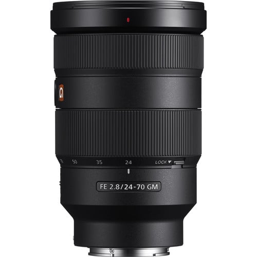 Sony FE 24-70mm f/2.8 GM – versatile standard zoom with constant f/2.8 aperture, fast autofocus, and G Master image quality.
