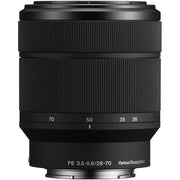 Sony FE 28-70mm f/3.5-5.6 OSS Zoom Lens – lightweight standard zoom with Optical SteadyShot, ideal for everyday photography, travel, and versatile shooting situations.