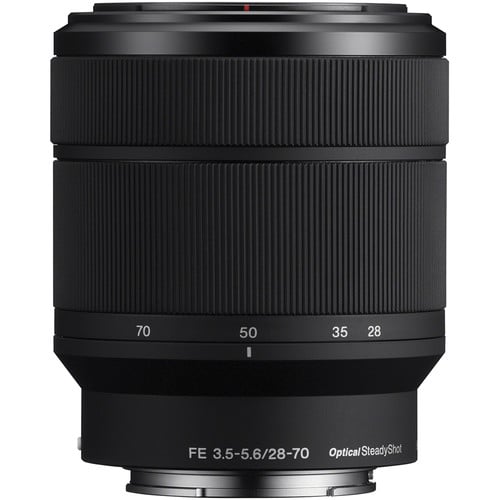 Sony FE 28-70mm f/3.5-5.6 OSS Zoom Lens – lightweight standard zoom with Optical SteadyShot, ideal for everyday photography, travel, and versatile shooting situations.