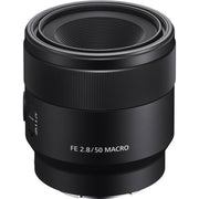 Sony FE 50mm f/2.8 Macro Lens – versatile full-frame macro prime with 1:1 magnification, sharp optics, and fast autofocus for close-up photography and detail work.