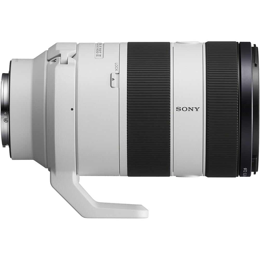 Sony FE 70-200mm f/4 Macro G OSS II Lens – telephoto zoom with macro capabilities, constant f/4 aperture, G-series optics, and Optical SteadyShot for detailed close-ups and versatile shooting.