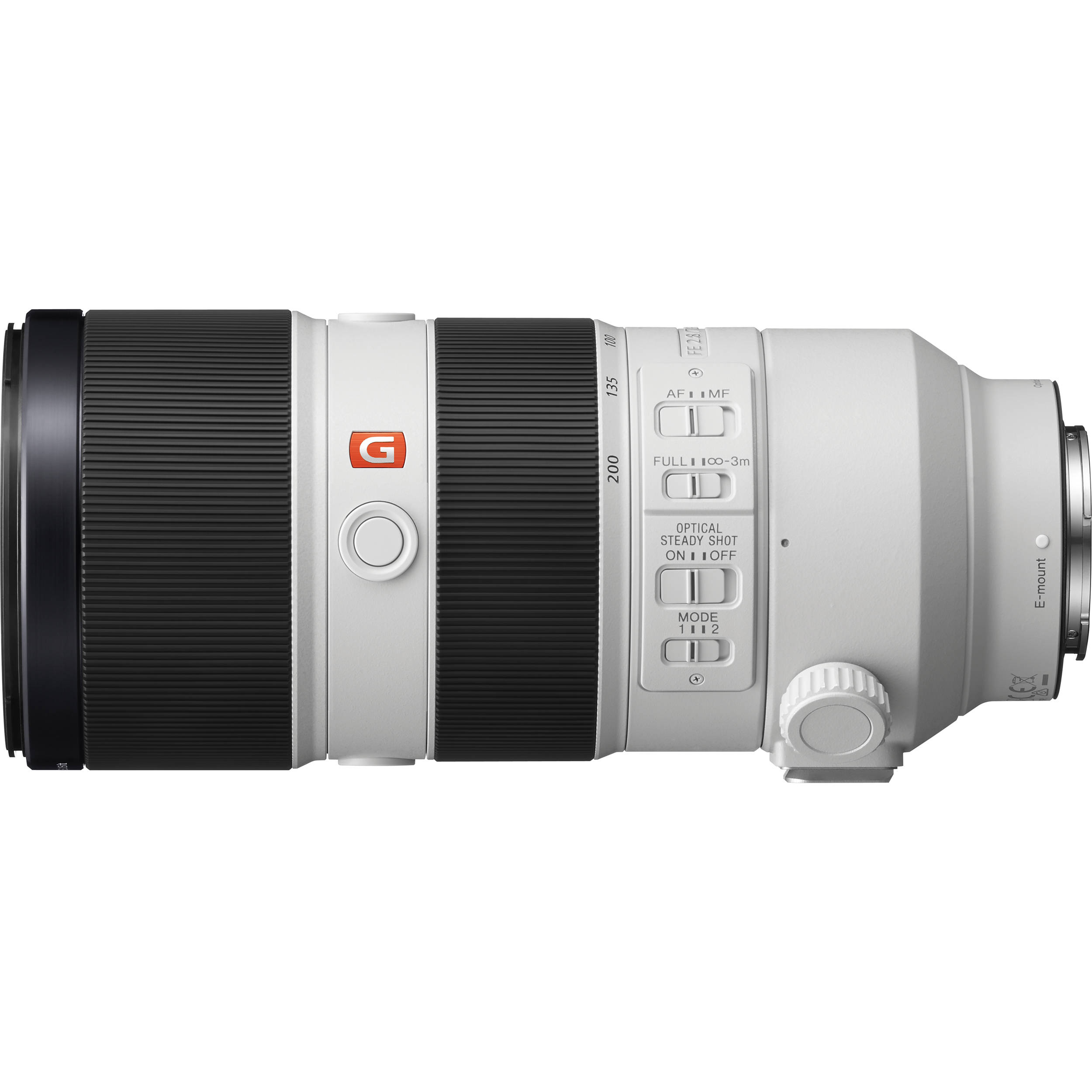 Sony 70-200mm lens without the tripod mount