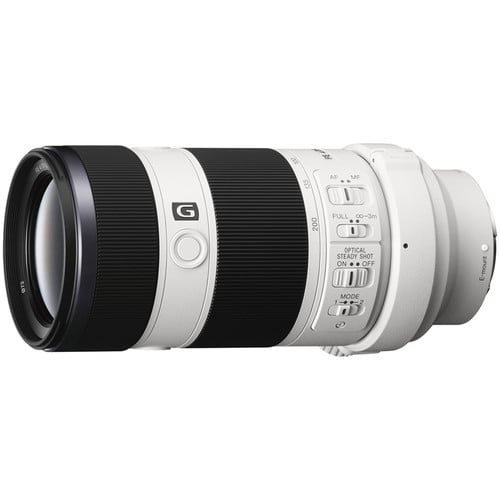 Sony FE 70-200mm f/4 G OSS Lens – versatile telephoto zoom with constant f/4 aperture, G-series optics, and Optical SteadyShot, perfect for portraits, events, and travel photography.