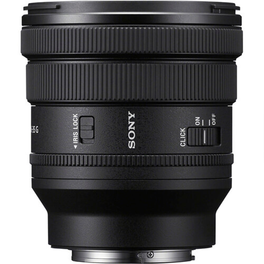 Sony FE PZ 16-35mm f/4 G Lens – compact full-frame power zoom with constant f/4 aperture, advanced optics, and smooth control for video and stills.