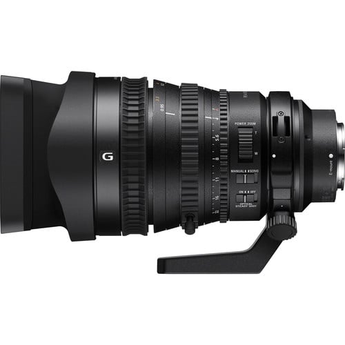 Sony FE PZ 28-135mm f/4 G OSS Lens – professional full-frame power zoom with constant f/4 aperture, G-series optics, Optical SteadyShot, and smooth focus for video and photography.