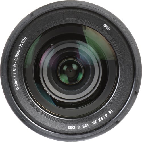 Sony FE PZ 28-135mm f/4 G OSS Lens – professional full-frame power zoom with constant f/4 aperture, G-series optics, Optical SteadyShot, and smooth focus for video and photography.