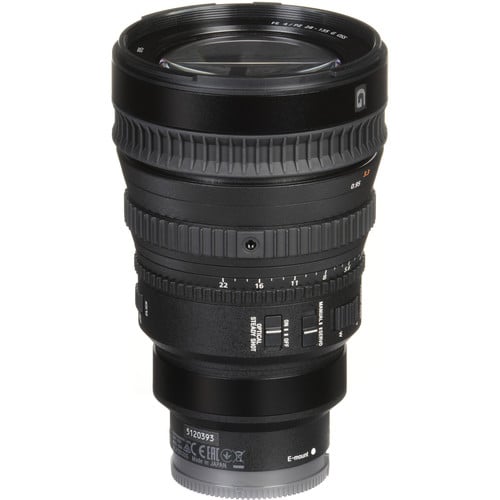 Sony FE PZ 28-135mm f/4 G OSS Lens – professional full-frame power zoom with constant f/4 aperture, G-series optics, Optical SteadyShot, and smooth focus for video and photography.