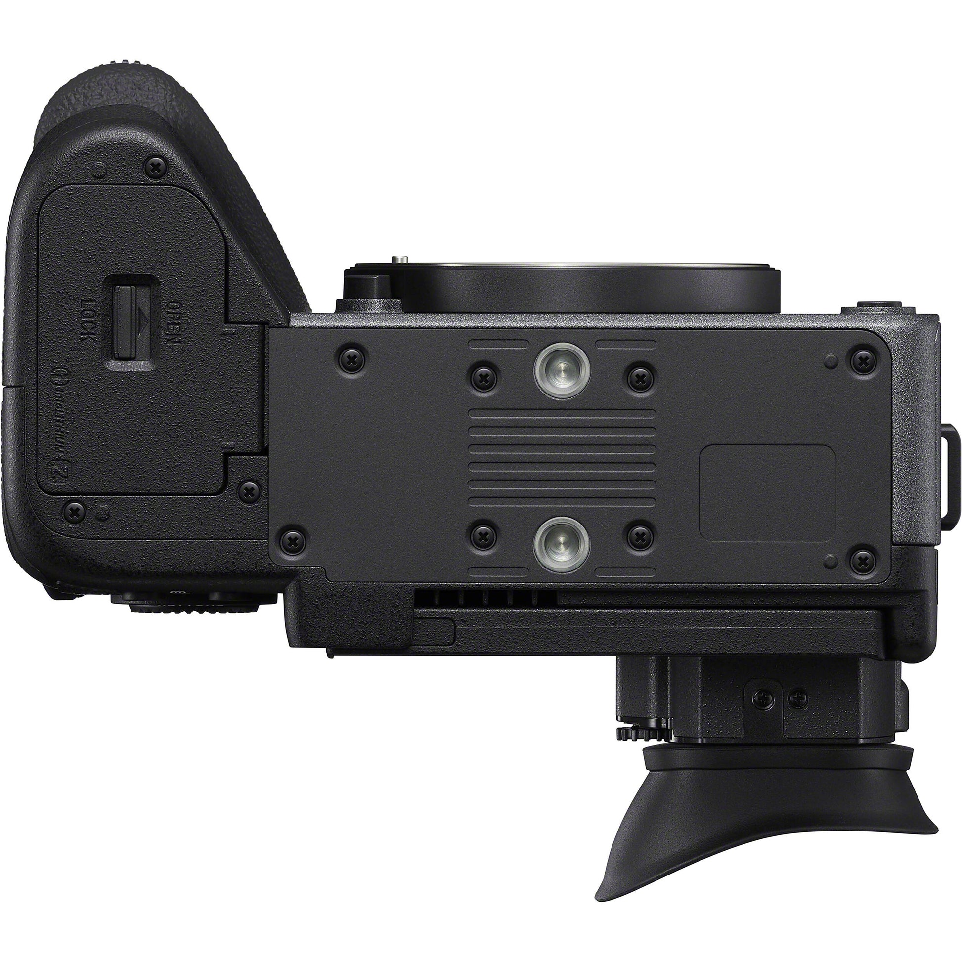 Sony FX2 full-frame cinema camera, 10.2MP sensor, 4K 120fps, 16-bit RAW output, compact and modular design for professional filmmaking.